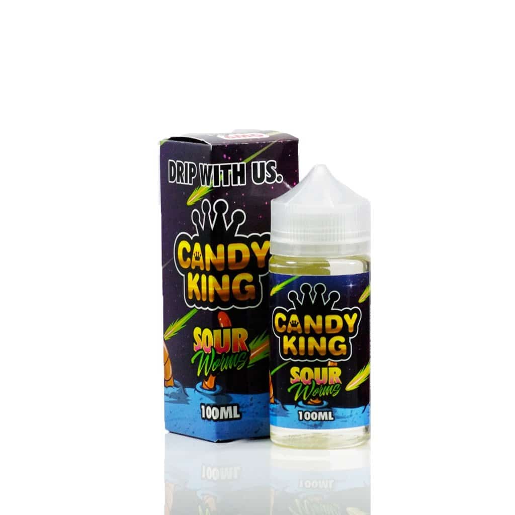 Sour Worms by Candy King Vape Juice 7.79/100mL Cheap Vaping Deals