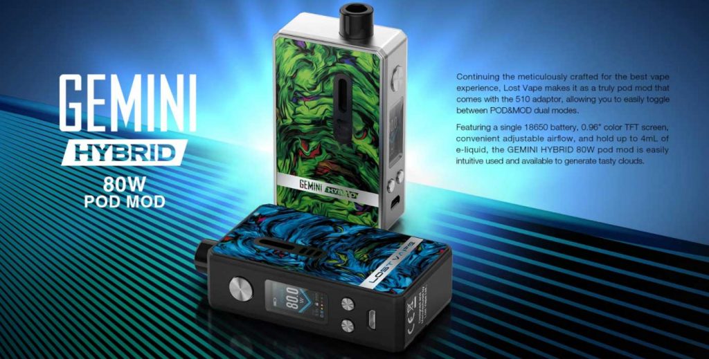 Lost Vape Gemini Hybrid Kit $32.40 - Cheap Vaping Deals