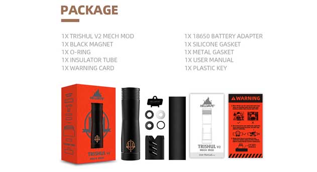 Hellvape Trishul V2 Mech Mod $27.46 - Cheap Vaping Deals