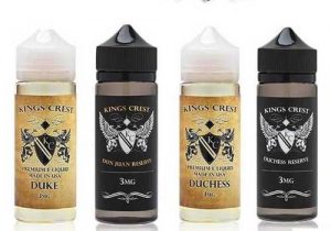 King's Crest E-Liquids $7.49/120mL