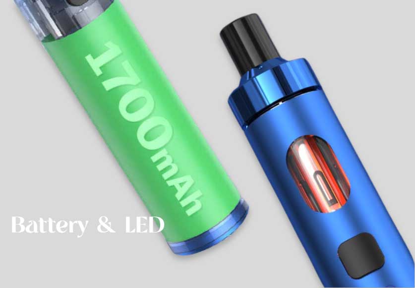 Joyetech eGo AIO 2 Kit Battery Size & LED Indicator