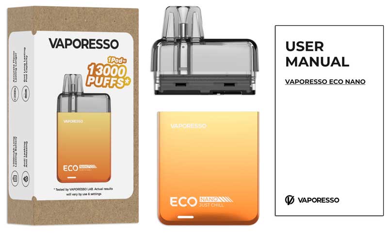 Vaporesso Eco Nano What's Included