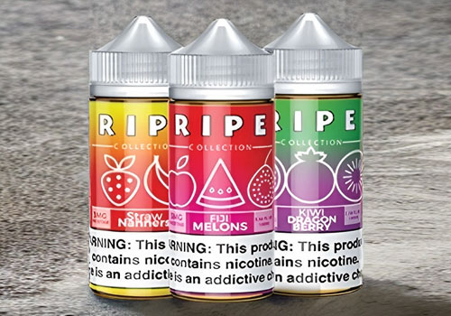 Vape 100 Ripe Collection E-Juices 100mL - $5.20 | 30mL Nic Salts $4.80