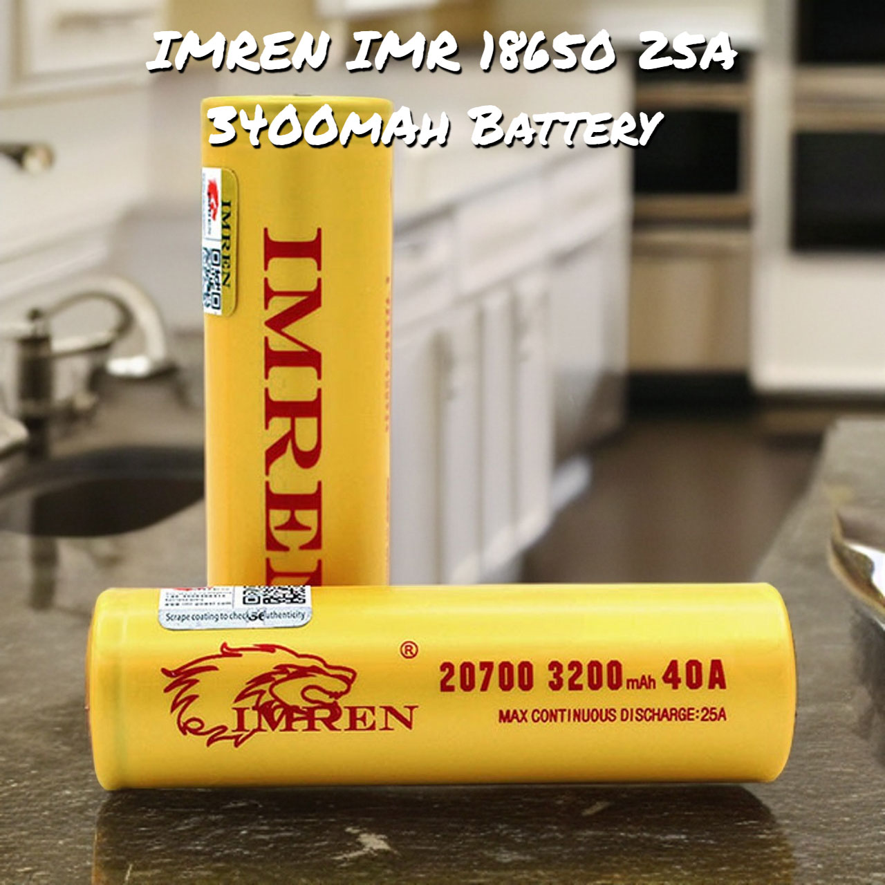 Imren 25r 2500mah 20A 18650 Battery