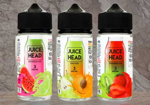 Juice Head E-Liquids 100mL - $6.92  | 30mL Nic Salts  $6.12