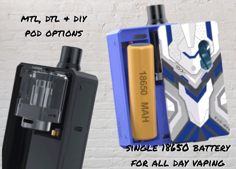 Rincoe Manto AIO Plus 2 Battery, Charging & Coil Options