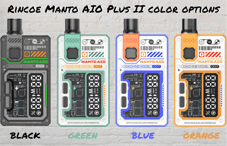 Rincoe Manto AIO Plus II Color Options