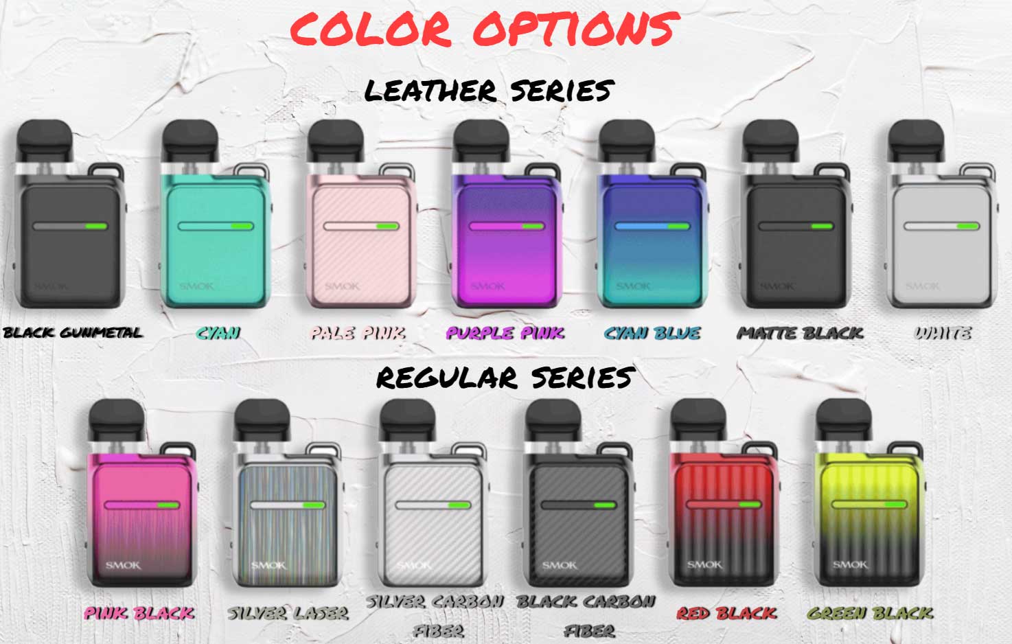 Smok Novo Master Box Kit Color Finish Options