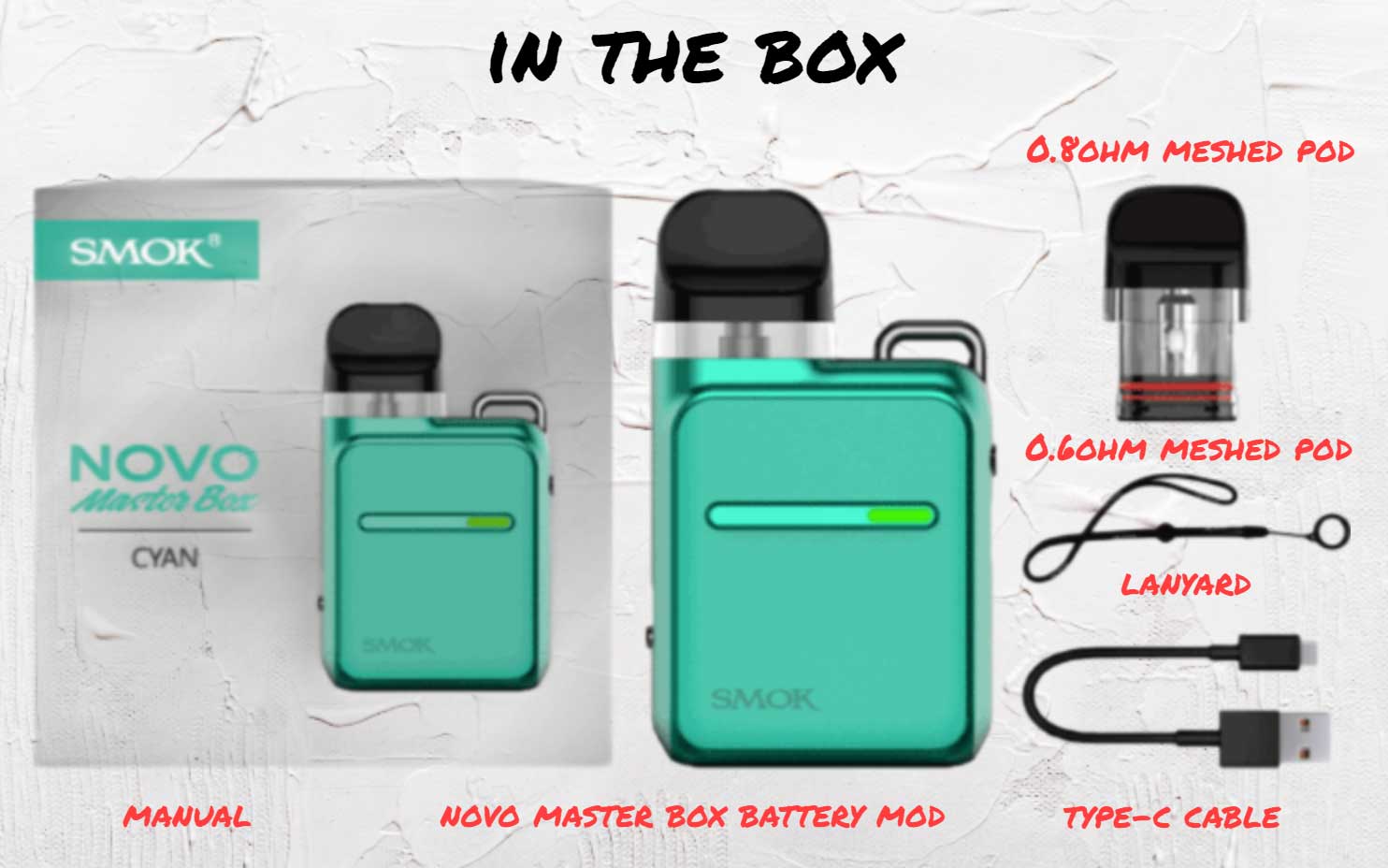 What's Included In The Smok Novo Master Box Kit Package