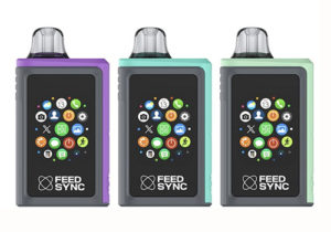 New! Feed Sync 30K Touch Screen Disposable $12.99 - Phone Notifications, Answer Calls, Camera Control & More