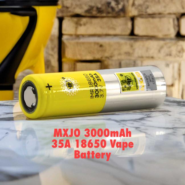 MXJO 3000mAh 35A 18650 Vape Battery