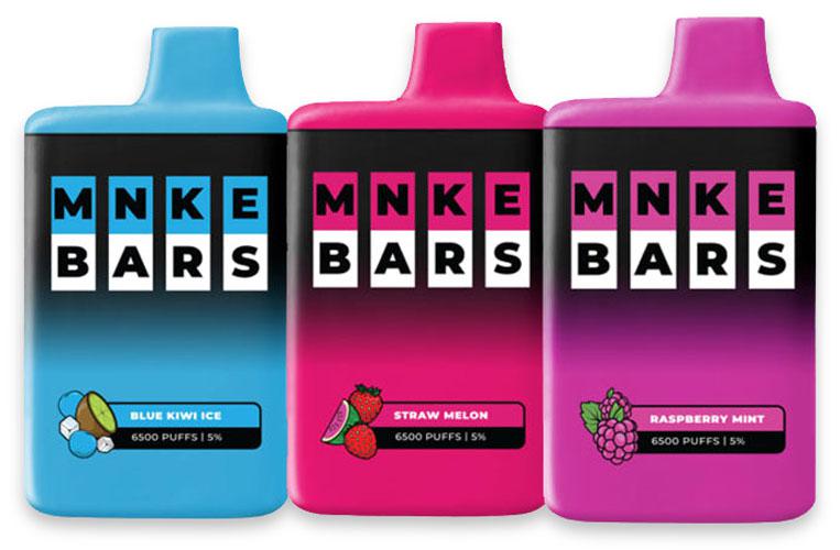 MNKE Bars Disposable Vape 6500 Puffs